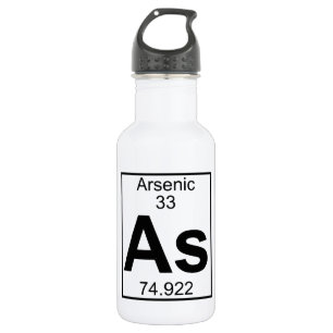 Bouteille D'eau En Acier Inoxydable Élément 033 - Comme - Arsenic (plein)