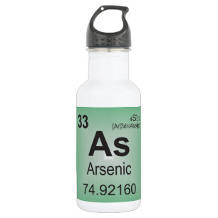 Bouteille D'eau En Acier Inoxydable Élément individuel arsenical de Tableau périodique