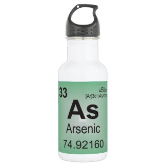 Bouteille D'eau En Acier Inoxydable Élément individuel arsenical de Tableau périodique