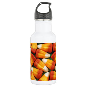 Bouteille D'eau En Acier Inoxydable Empreinte de maïs à l'halloween coloré