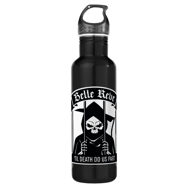 Bouteille D'eau En Acier Inoxydable Équipe de suicide | Belle Reve Reaper Graphic (Devant)