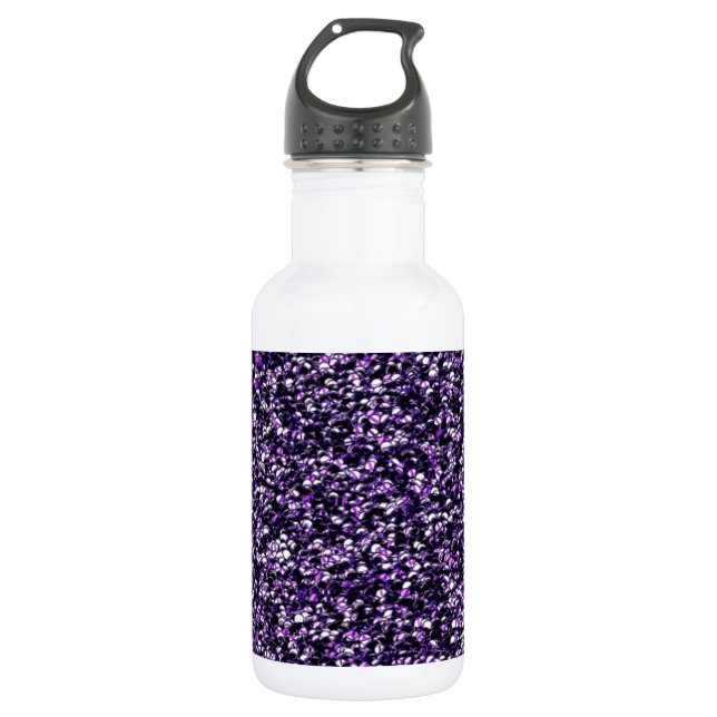 Bouteille D'eau En Acier Inoxydable Étincelle violette (Devant)