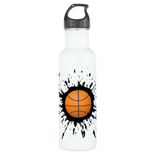 Bouteille D'eau En Acier Inoxydable Explosion de basket-ball (Devant)