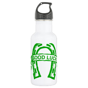 Bouteille D'eau En Acier Inoxydable Fête St Patrick du fer à cheval vert