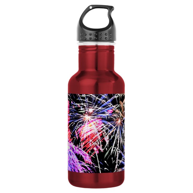 Bouteille D'eau En Acier Inoxydable Feu d'artifice (Devant)