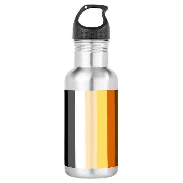 Bouteille D'eau En Acier Inoxydable Fière Ours (Devant)