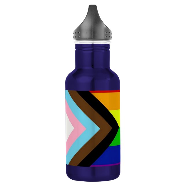 Bouteille d'eau en acier inoxydable Fierté LGBTQ+ (Gauche)