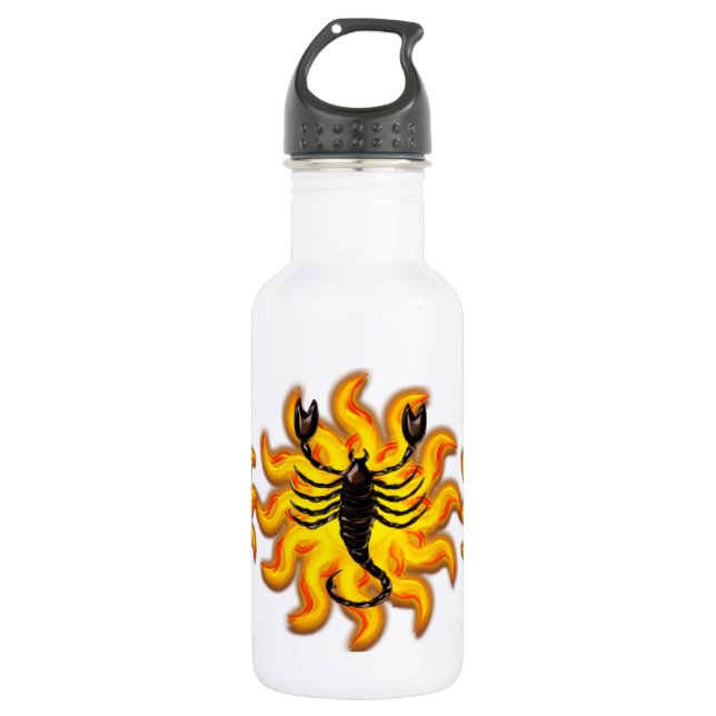 Bouteille D'eau En Acier Inoxydable Fiery Scorpio (Devant)