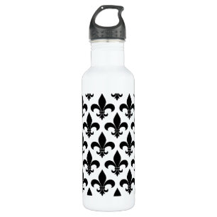 Bouteille D'eau En Acier Inoxydable Fleur de lis Motif