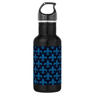 Bouteille D'eau En Acier Inoxydable Fleur de lis Motif Classic