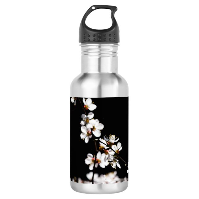 Bouteille D'eau En Acier Inoxydable Fleurs de Sakura (Devant)