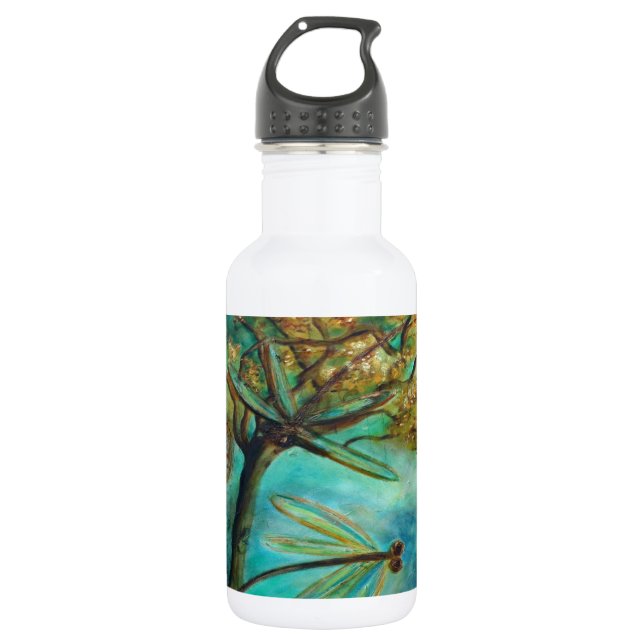 Bouteille D'eau En Acier Inoxydable Flirt de libellule (Devant)