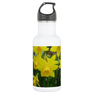 Bouteille D'eau En Acier Inoxydable Floral jaune