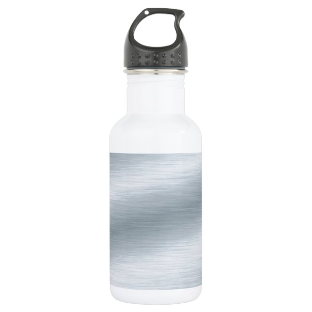 Bouteille D'eau En Acier Inoxydable Fond argent brossé (Devant)