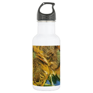 Bouteille D'eau En Acier Inoxydable Four Cut Sunflowers