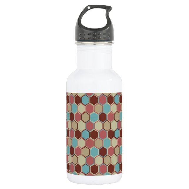 Bouteille D'eau En Acier Inoxydable Géométrique moderne (Devant)