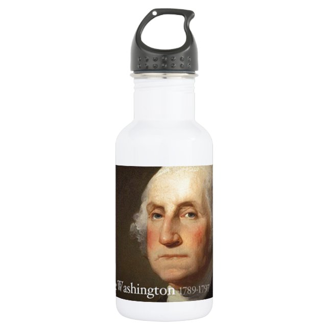 Bouteille D'eau En Acier Inoxydable George Washington (Devant)