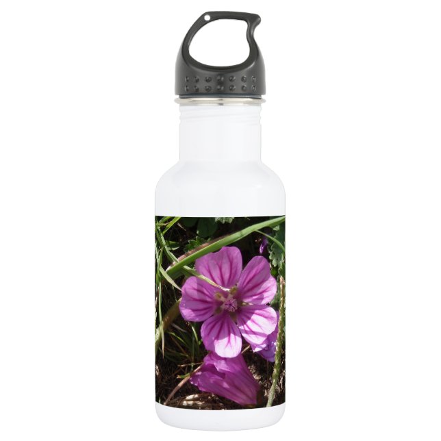 Bouteille D'eau En Acier Inoxydable Géranium pourpre sauvage (Devant)