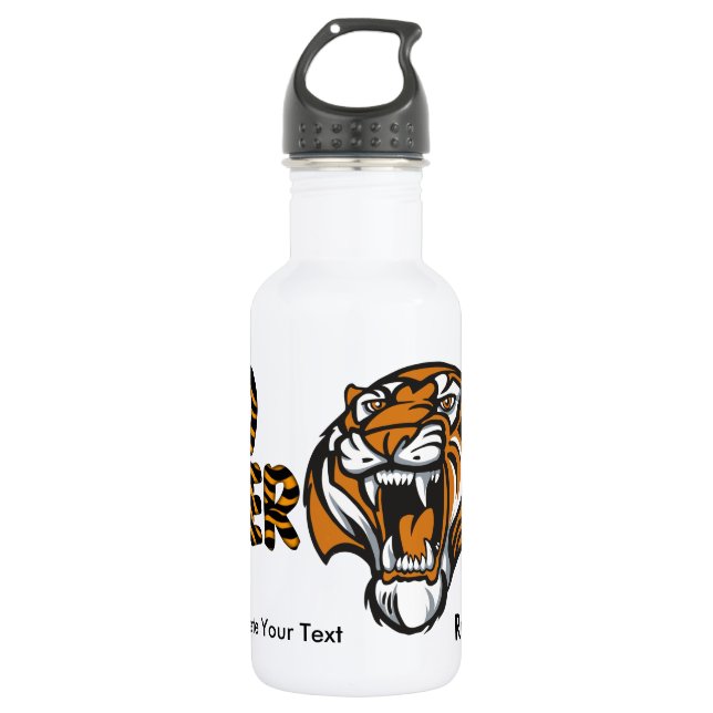 Bouteille D'eau En Acier Inoxydable Go Tiger - SRF (Devant)