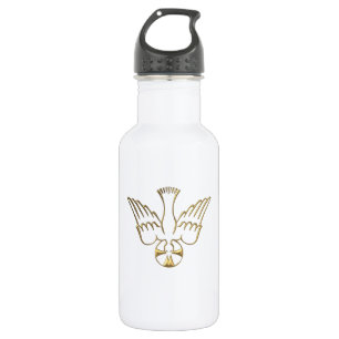 Bouteille D'eau En Acier Inoxydable Golden Descent du symbole de l'esprit de bois