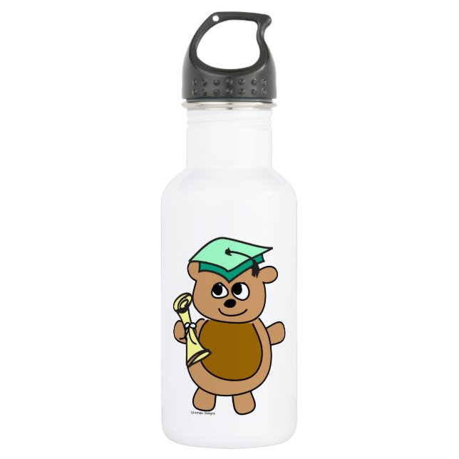 Bouteille D'eau En Acier Inoxydable Graduation de Beary Cute (Devant)