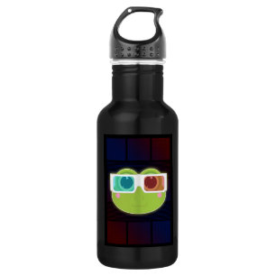 Bouteille D'eau En Acier Inoxydable Grenouille 3D