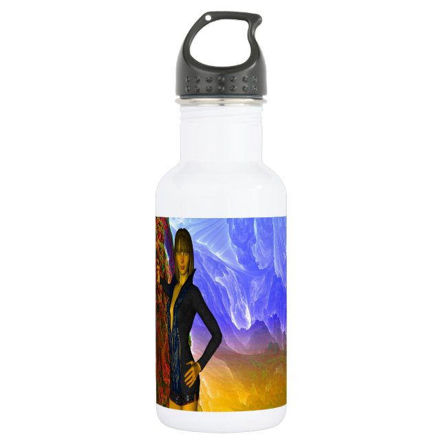 Bouteille D'eau En Acier Inoxydable Grotte magique (Devant)