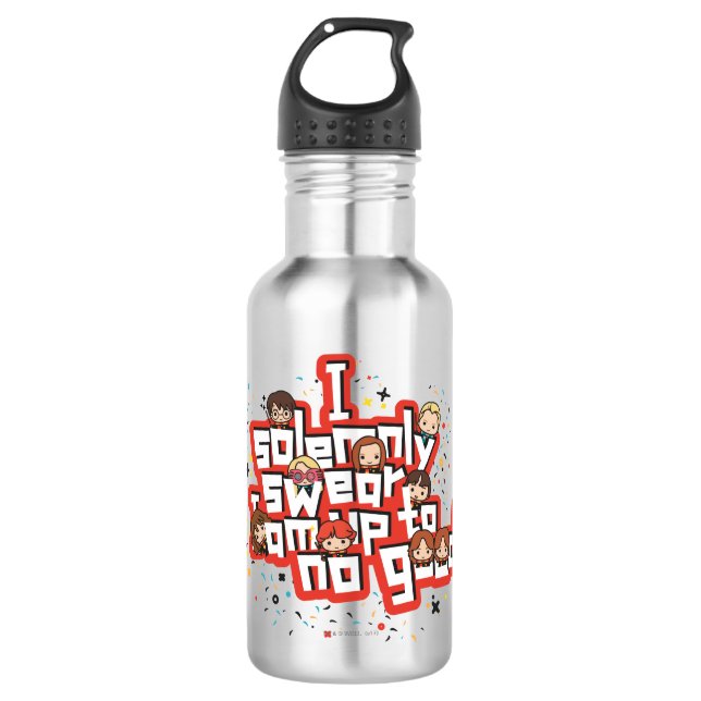 Bouteille D'eau En Acier Inoxydable Groupe "J'ESPÈRE SOLENNELLEMENT QUE JE NE SUIS À L (Devant)