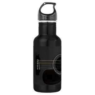 Bouteille D'eau En Acier Inoxydable Guitare noire