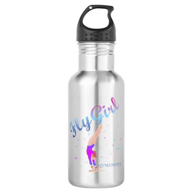Bouteille D'eau En Acier Inoxydable Gymnastique - Fly Girl Stainless Steel Water Botte (Devant)