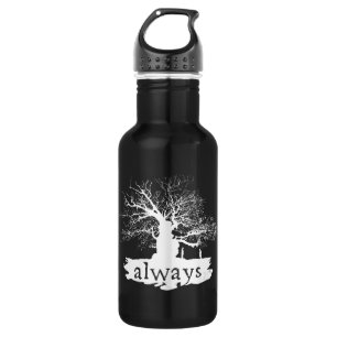 Bouteille D'eau En Acier Inoxydable Harry Potter Always Quote Silhouette