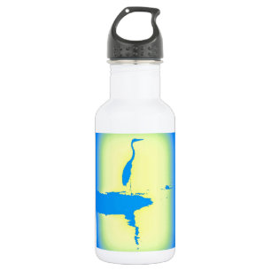 Bouteille D'eau En Acier Inoxydable héron bleu
