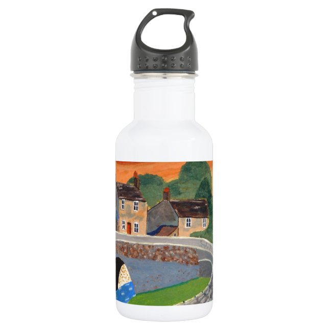 Bouteille D'eau En Acier Inoxydable Highlands écossais (Devant)