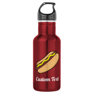 Bouteille d'eau en acier inoxydable Hotdog