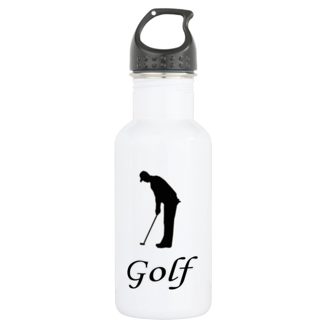 Bouteille D'eau En Acier Inoxydable I Love Golf (Devant)