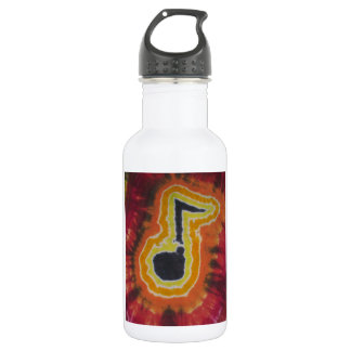 Bouteille D'eau En Acier Inoxydable I Love Music Notes Tie Dye PhatDyes