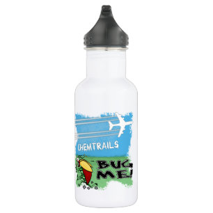 Bouteille D'eau En Acier Inoxydable Insecte fonctionnant à partir de l'avion de