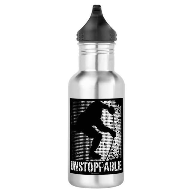 Bouteille D'eau En Acier Inoxydable Instoppable (Hockey) (Droite)