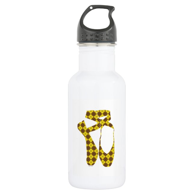 Bouteille D'eau En Acier Inoxydable Jacquard Ballet Team Pointe (Devant)