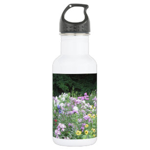 Bouteille D'eau En Acier Inoxydable Jardin de cottage - fleurs et bois