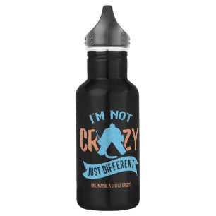 Bouteille D'eau En Acier Inoxydable Je ne suis pas un gardien de but de hockey sur gla