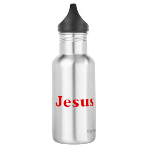 BOUTEILLE D'EAU EN ACIER INOXYDABLE JESUS