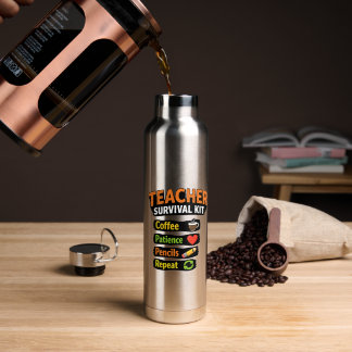 Bouteille d'eau en acier inoxydable Kit de survie