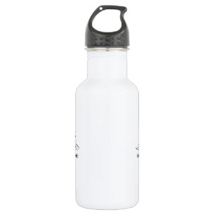 Bouteille D'eau En Acier Inoxydable Kundalini - style Sanskrit noir