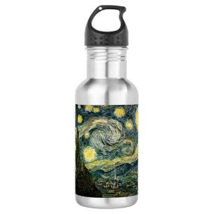 Bouteille D'eau En Acier Inoxydable La nuit étoilée de Vincent van Gogh (1889)