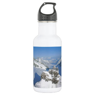 Bouteille D'eau En Acier Inoxydable La Suisse, Jungfraujoch, dessus de l'Europe