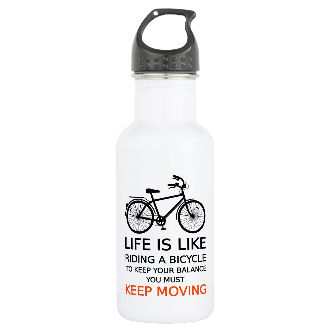les bouteilles d'eau de bicyclette