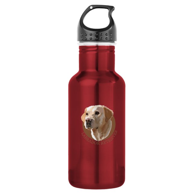 Bouteille D'eau En Acier Inoxydable Labrador Retriever (Devant)