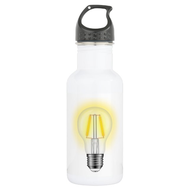 Bouteille D'eau En Acier Inoxydable Lampe à néon (Devant)