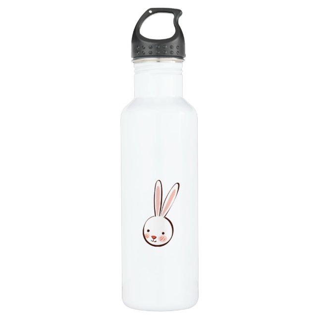 Bouteille D'eau En Acier Inoxydable Lapin (Devant)